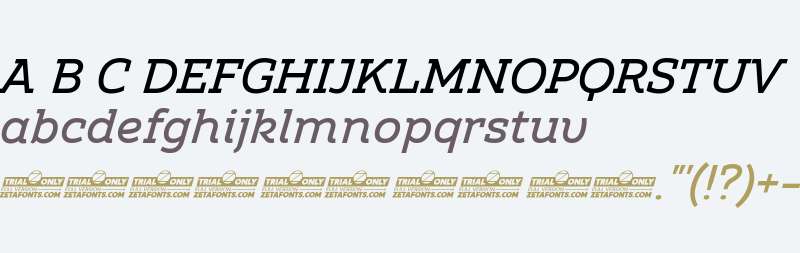 Amazing Slab Trial Medium Italic