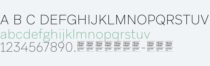 Aribau Grotesk TRIAL UltLt