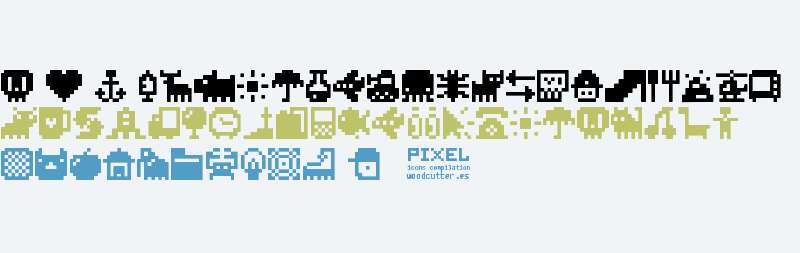 Pixel Icons Compilation