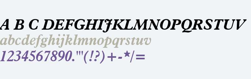 Aldine 721 Bold Italic BT