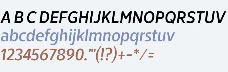 BrenoNarrow-MediumItalic