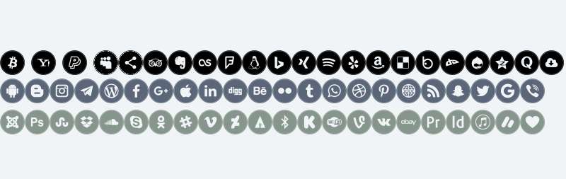 Icons Social Media 10