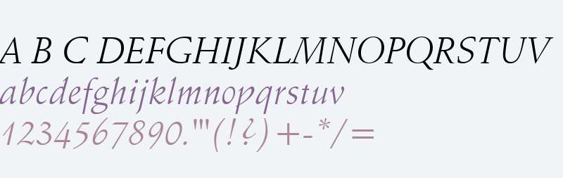 Schneidler Italic BT