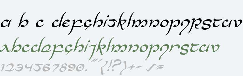 Half-Elven Italic Italic