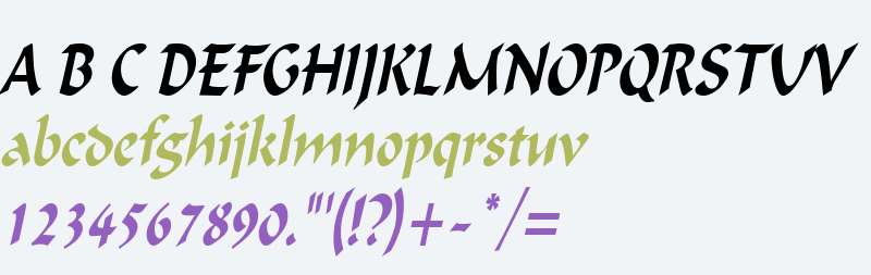 Flat Brush Thin Italic
