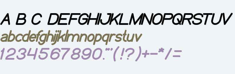 my font V1