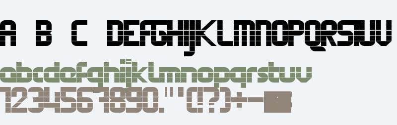 fontstruct Gothic Regular