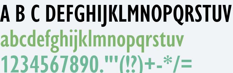 Gill Sans Nova Cn SemiBold