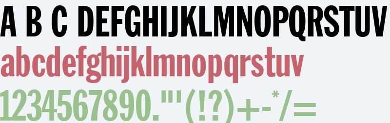 Franklin Gothic W01 Extra Cond