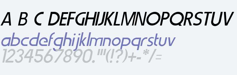 WerkHaus W00 Italic