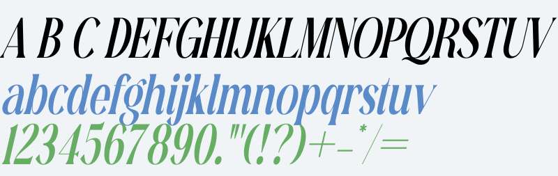 Richardo Flacky Italic