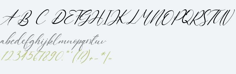 Queen Signature Italic