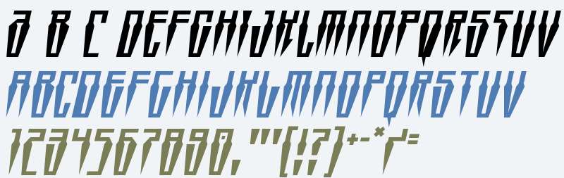 Swordtooth Italic