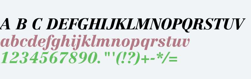 12 Linotype Centennial* 96 Black Italic 16633