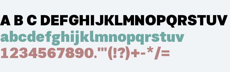 Kommon Grotesk Heavy