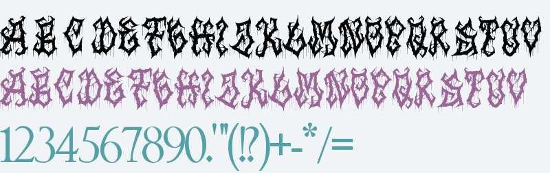 Throne Metal Font
