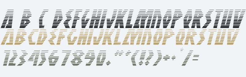 Antikythera Gradient Italic