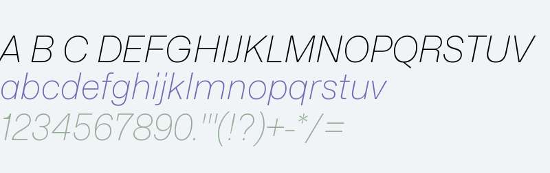 Mona-Sans UltraLight Italic