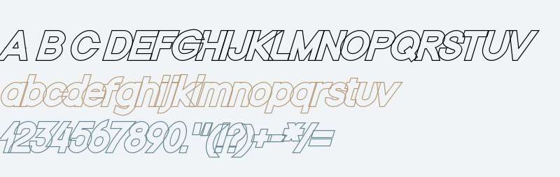 Nordica Classic Black Oblique Outline