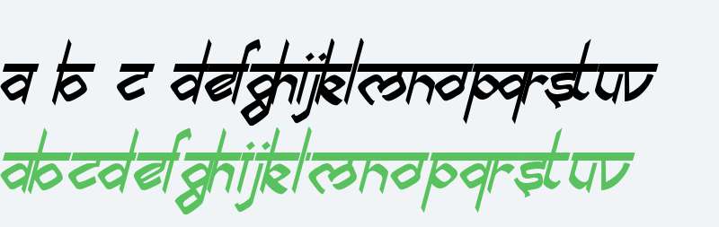 biling mi marathi Italic