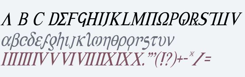 Achilles Condensed Italic