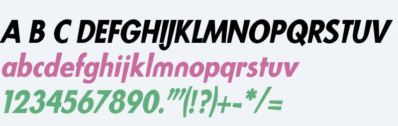 BlitzCondensed W01 BoldItalic