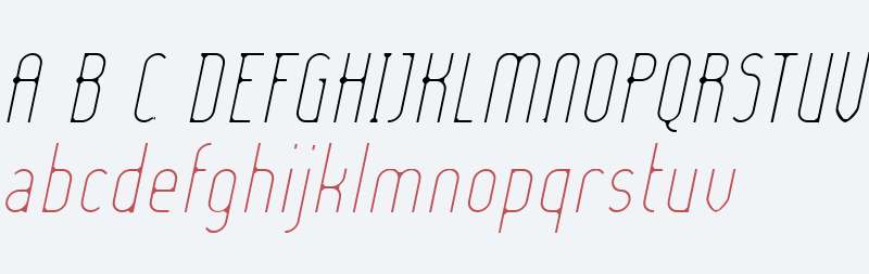 Lady Ice - Extra Light Italic V1