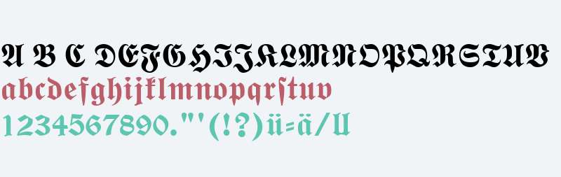 Wittenberger Fraktur Fonts Free Download - OnlineWebFonts.COM