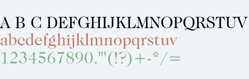 Caslon No.224 Book BT V1