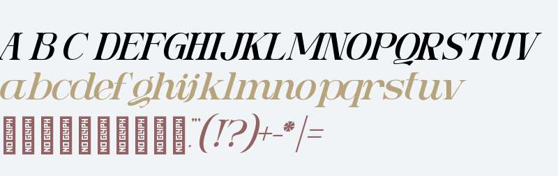Ngetic Modern Italic