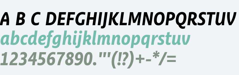 Ayita W01 Bold Italic