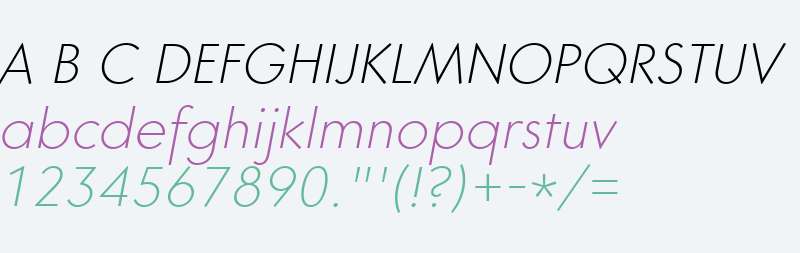 Core Sans G W01 25 XLight It