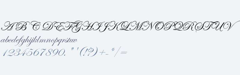 Edwardian Script ITC V1