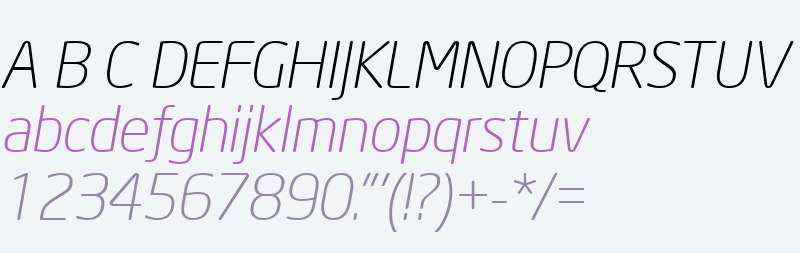 Neo Sans Intel Light Italic