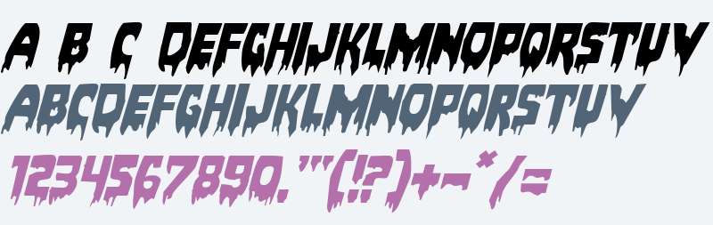 Bloodlust Expanded Italic