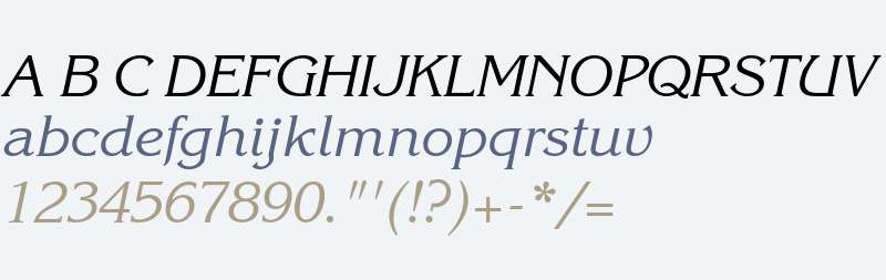 KorinnaCTT Italic