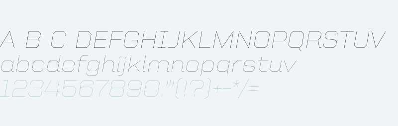 United Italic SemiExt Thin