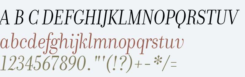 Donatora Display Italic