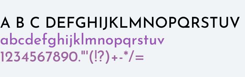 Josefin Sans Thin Medium