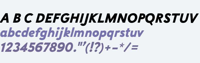 Selfica W01 Black Italic