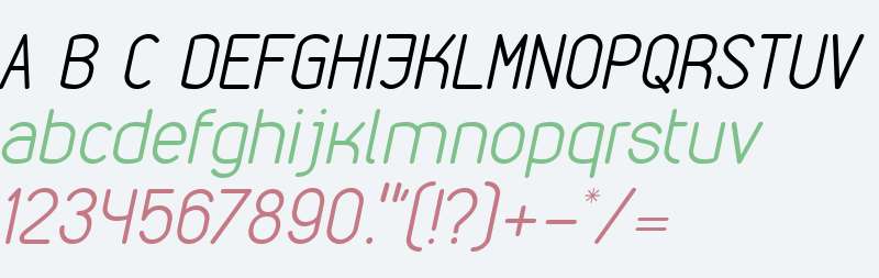 VDS Thin Italic