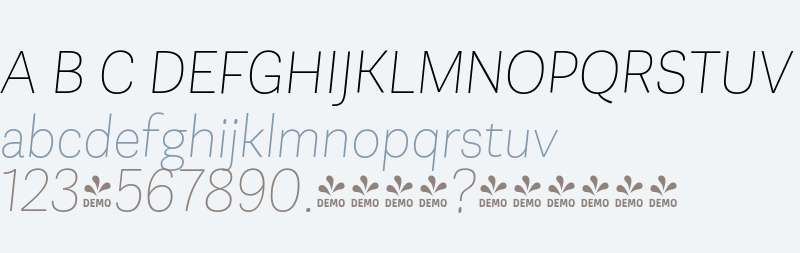 FSP DEMO - Nova Grotesk Thin