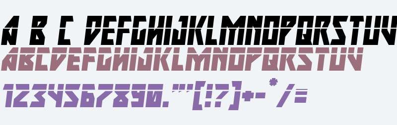 Major Force Laser Italic