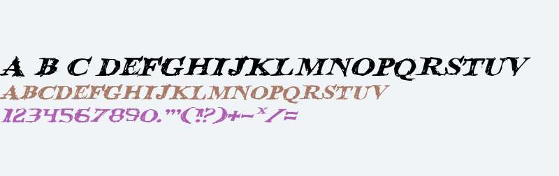 Blood Crow Expanded Italic