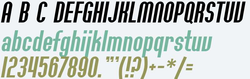 SF Willamette Italic V2 V1