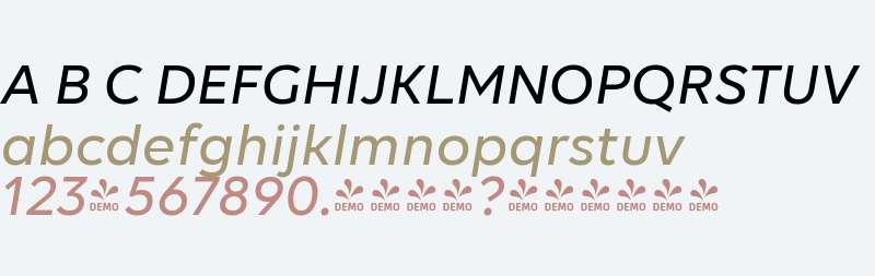 FSP DEMO - Volte Medium Italic