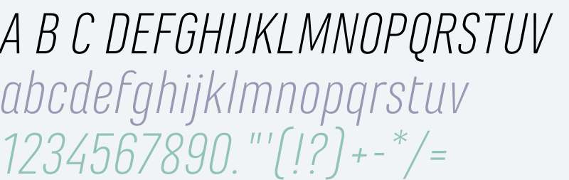 Marianina FY W01 Light Italic