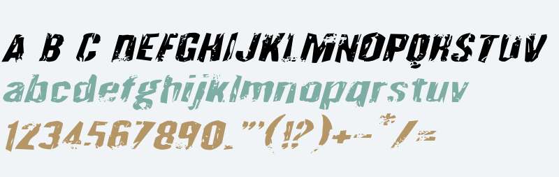 Quarrystone Expanded Italic
