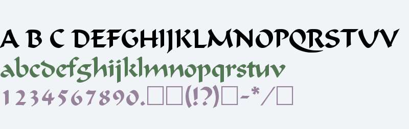 Calligraphic Regular