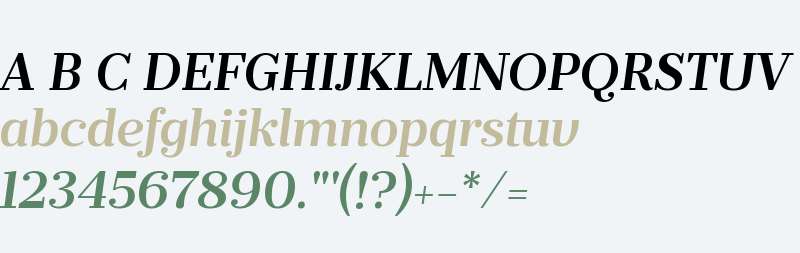 Prumo Text W00 SemiBold Italic